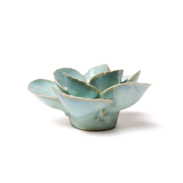 SDMA | Ceramic Flower - Teal Lotus - San Diego Museum of Art
